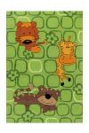  110x160 Teppich Sam 4153 Grün Animals von Kayoom 