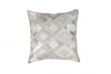  45x45 Kissen Spark Pillow 110 Grau / Silber von Kayoom 