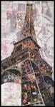  52x102 Papier Wandbild Eiffelturm I von Kayoom Beige 