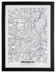  Gerahmtes Bild LORNA 30x40 cm Motiv  Munich / Rahmen schwarz von Spiegelprofi  