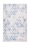  80x150 Teppich Peron 400 Weiß / Blau von Kayoom 