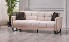  3-Sitzer Sofa ELTON von Seher Bomis Microfaser soft Rosa 