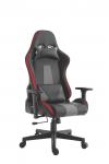  Gaming Stuhl Racer Bürostuhl inkl LED RGB Beleuchtung RENO von Intra direct Schwarz / Grau 