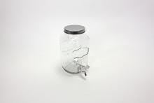  Getränkespender inkl Zapfhahn 3,5 L Glas klar von Werner Voss 