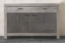  Sideboard 156cm GRANADA von Wohn-Concept Betonoxid dunkel / Haveleiche 