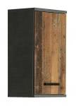  Hängeschrank 1-trg VERIS von Forte Beton dunkelgrau / Old-Wood Vintage 