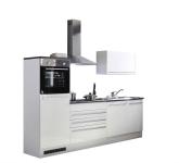  Küchenblock 260cm ohne E-Geräte JAZZ-6 von Bega Weiß Matt / Hochglanz 