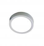  LED Deckenleuchte Ø17cm PUCCY von Nino Kunststoff Silber / Acryl Weiß 