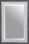  Rahmenspiegel ALEXA ca. 50x70 cm schwarz / silberfarbig von Spiegelprofi 