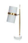  Tischlampe Novum 210 Weiß / Gold von Kayoom 