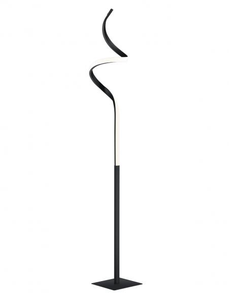  Standleuchte D20cm COURSE von REALITY Leuchten Schwarz Matt / Kunststoff Weiß 
