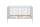 70x140 Babybett UNIVERSAL von Trendteam Massivholz Weiß matt 2