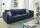 Big-Sofa inkl RGB-LED-Beleuchtung + Soundsystem + USB-Ladefunktion LOUNGE von JOB Blau 2