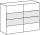 Schwebetürenschrank 2-trg, Breite ca 180 cm FRANZISKA von Wimex Graphit / Schlammeiche NB 2