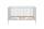 70x140 Babybett UNIVERSAL von Trendteam Massivholz Weiß matt 2