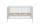 70x140 Babybett UNIVERSAL von Trendteam Massivholz Weiß matt 3