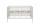 70x140 Babybett UNIVERSAL von Trendteam Massivholz Weiß matt 4