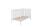 70x140 Babybett UNIVERSAL von Trendteam Massivholz Weiß matt 5