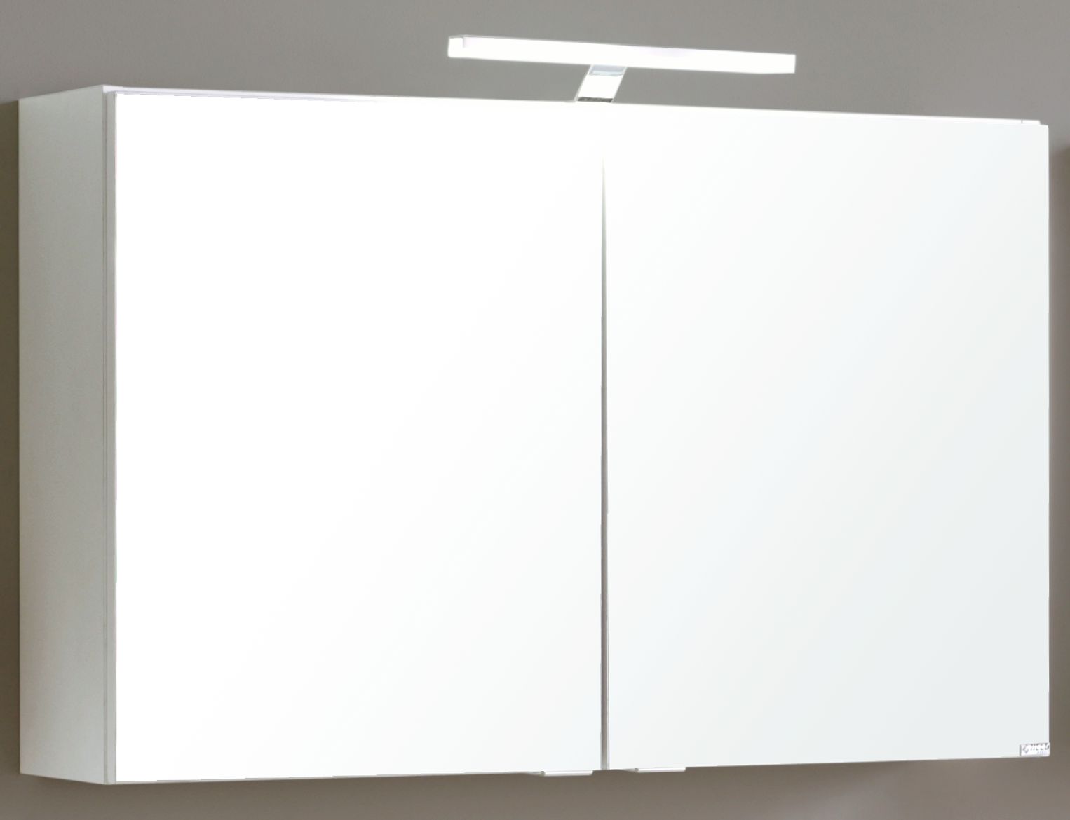 Spiegelschrank 80 inkl. LED-Aufbauleuchte von Held Weiss Siena Möbel