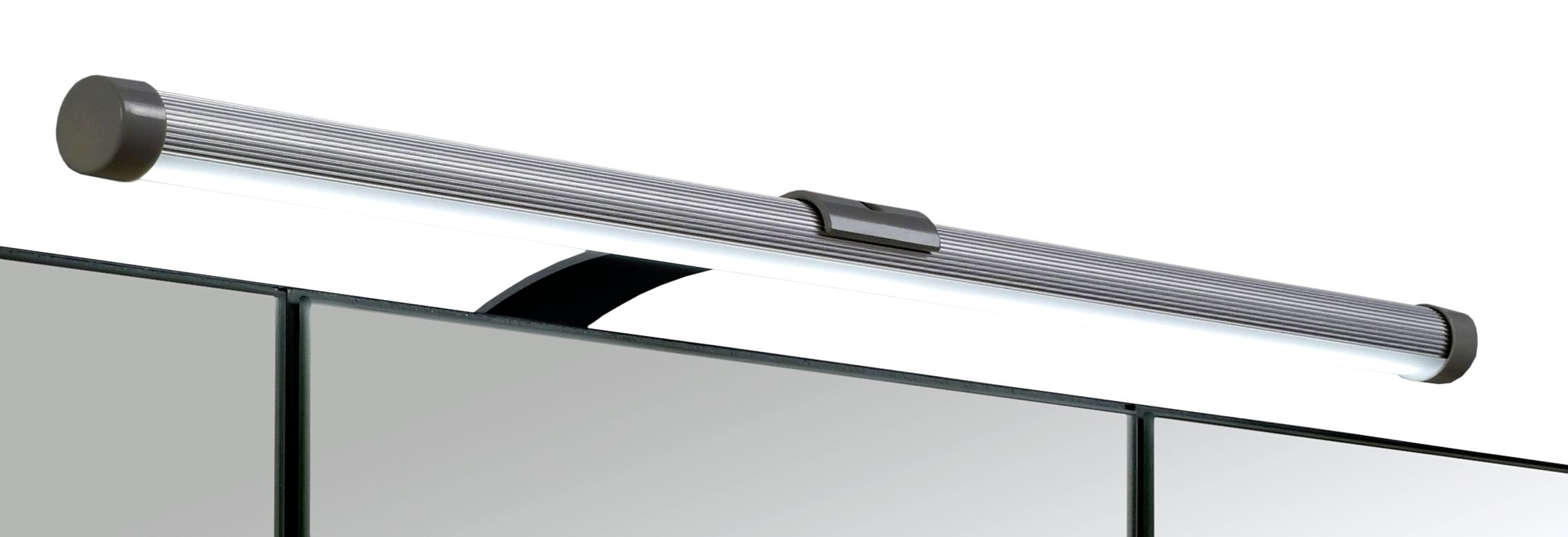 Spiegelschrank 60 inkl LED Beleuchtung Portofino von Held Möbel Graphit